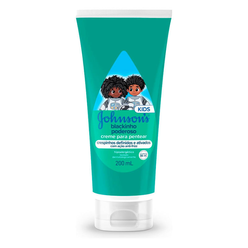 Creme Pentear J&J Blackinho Poder 200ml
