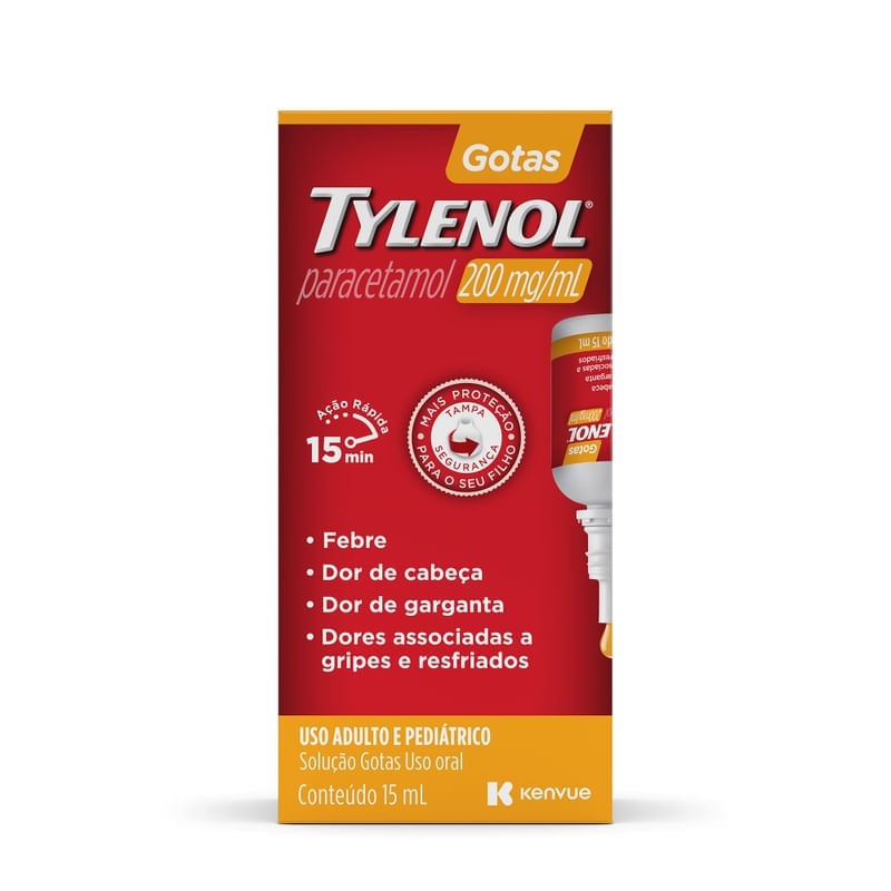 Tylenol 200mg Infantil 15ml