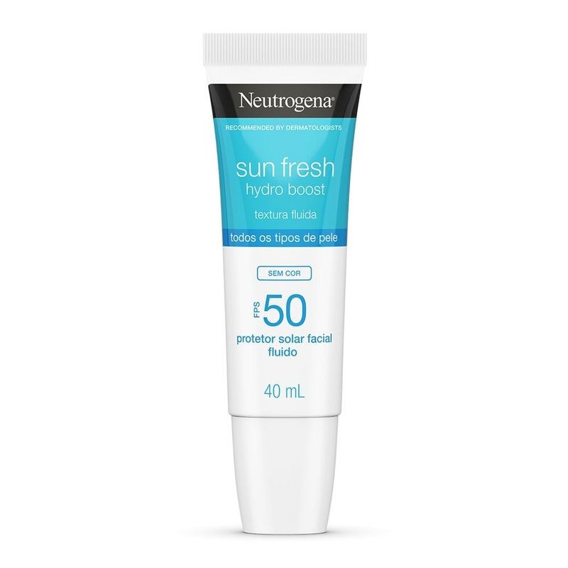 Protetor Solar Neutrogena Sun Fresh Facial Hydro Boost Fps50 S/cor 40ml