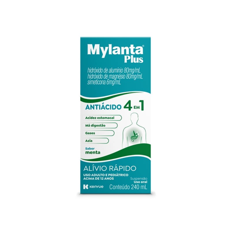 Mylanta Plus Menta 240ml