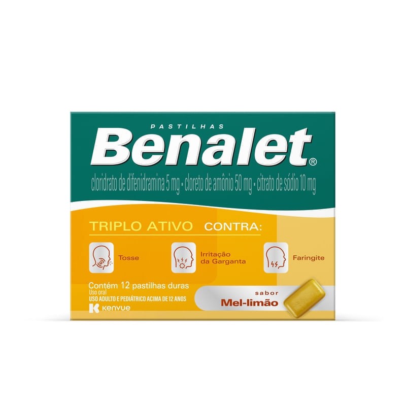 Benalet Mel Limao c/12 Pastilhas