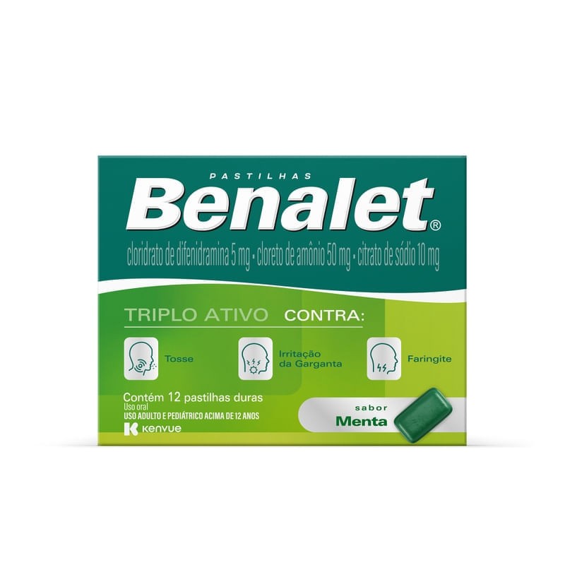Benalet Menta c/12 Pastilhas