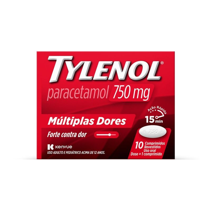 Tylenol 750mg c/10 Comprimidos