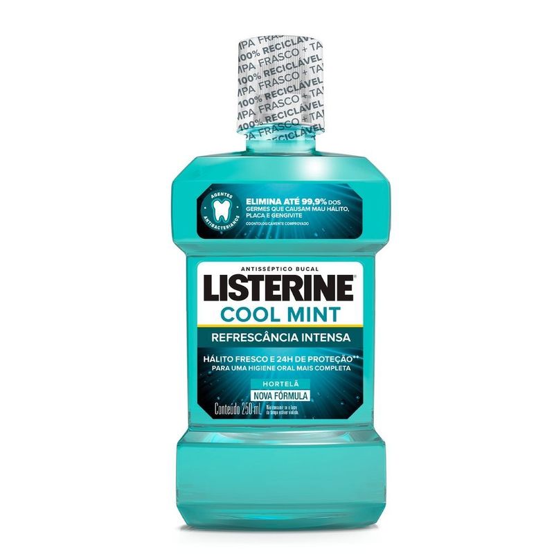 Listerine Antisséptico Cool Mint 250ml