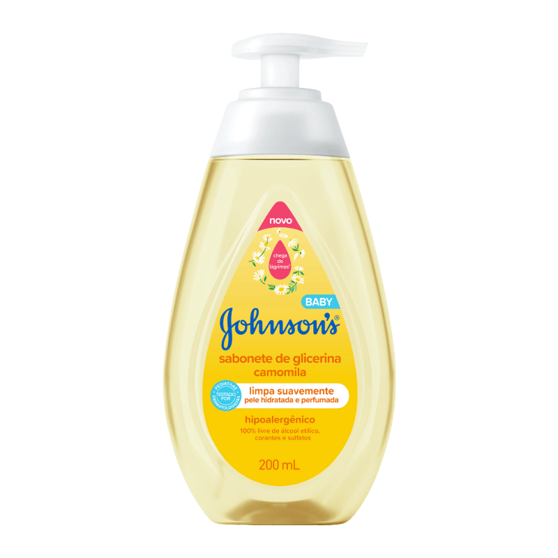 Sabonete Liquido Johnson's Baby Camomila 200ml