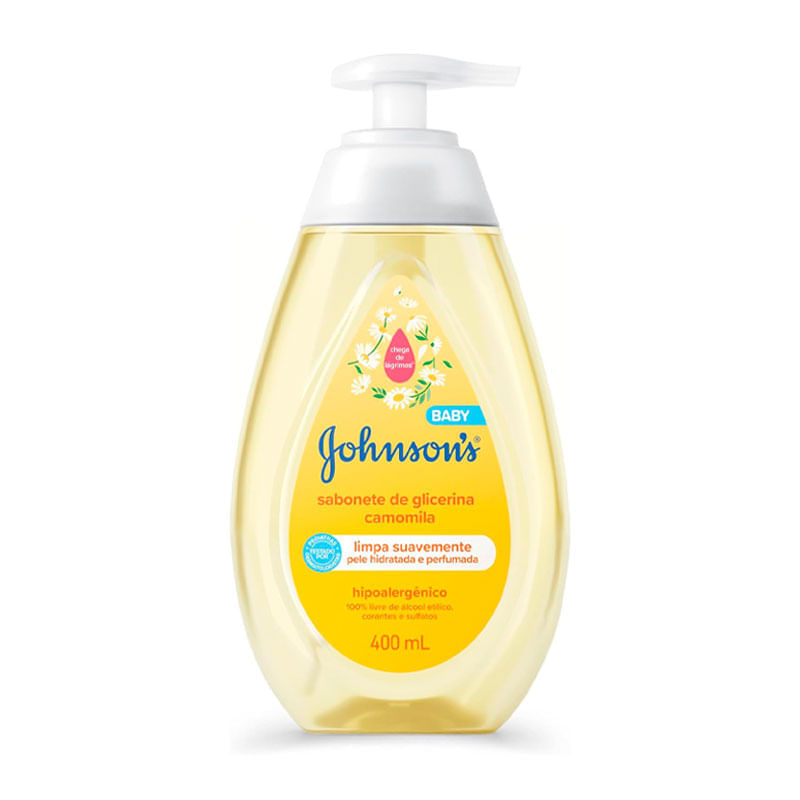 Sabonete Liquido Johnson's Baby Camomila 400ml