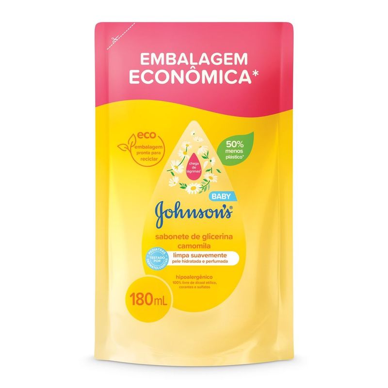 Sabonete Liquido Johnson's Baby Camomila 180ml