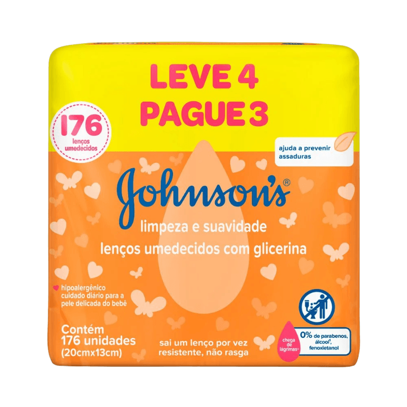 Lenco J&J Baby Limpeza E Suavidade L4p3