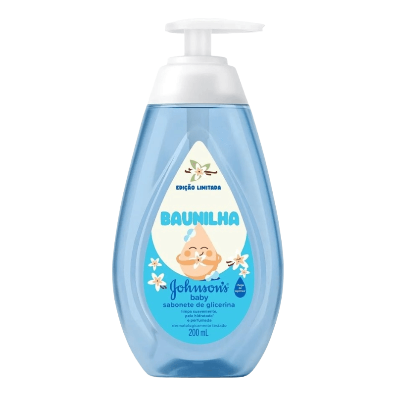 Sabonete Liquido Infantil Johnson's Baby Baunilha 200ml