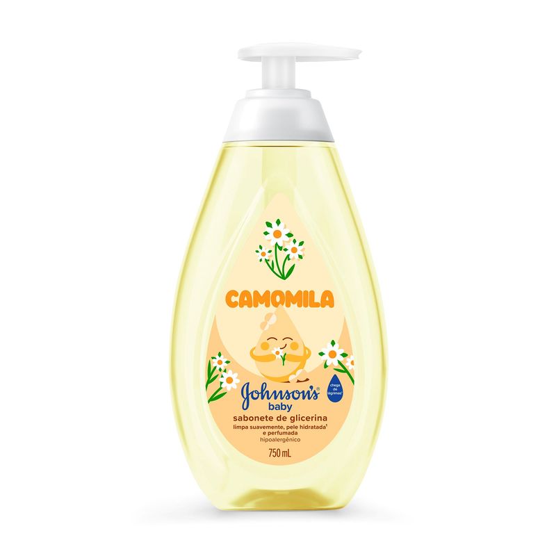 Sabonete Liquido Infantil Johnson's Baby Camomila 750ml