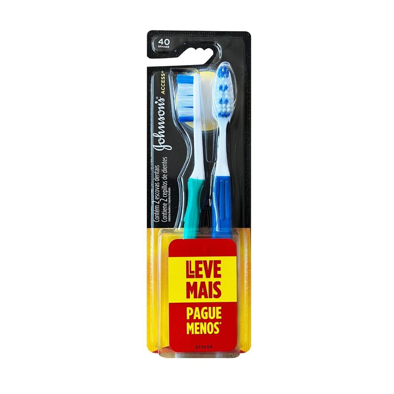 Escova Dental J&J Access Media 40 Leve 2 Pague 1