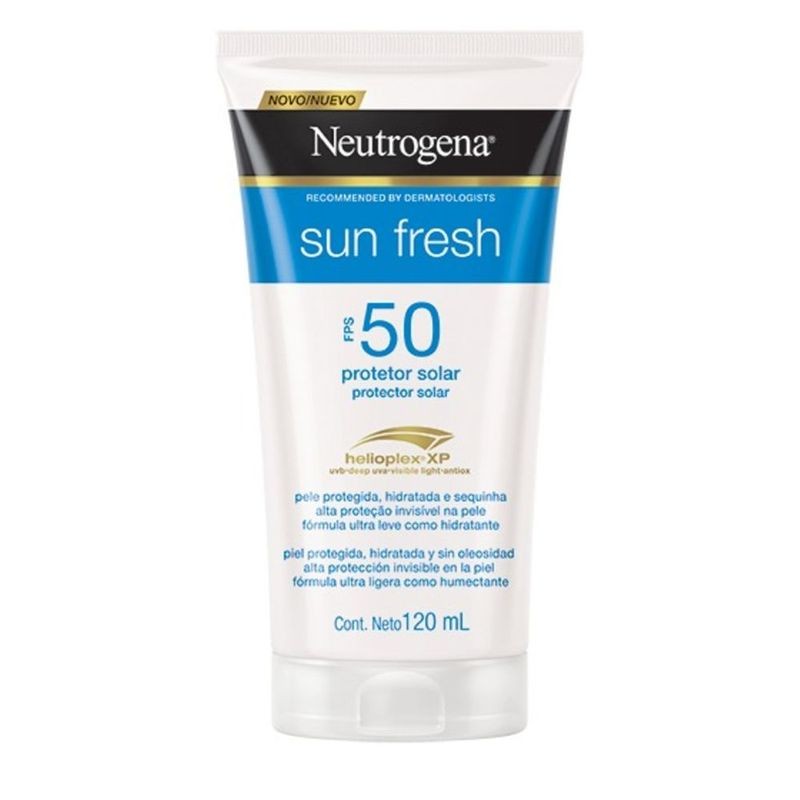 Protetor Solar Neutrogena Sun Fresh Facial E Corporal Fps50 120ml