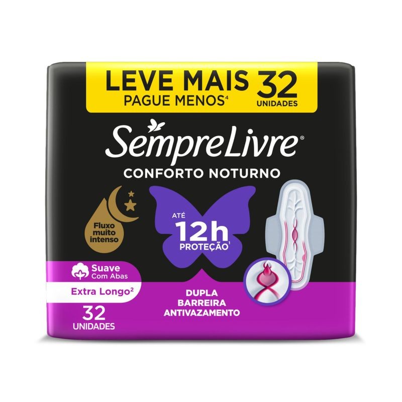 Absorvente S Livre L32p24 Noturno