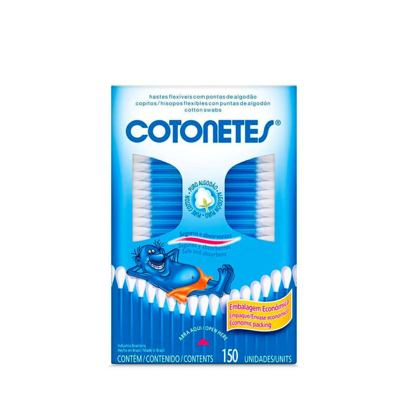 Cotonete J&J Hastes Flexiveis Caixa Com 150