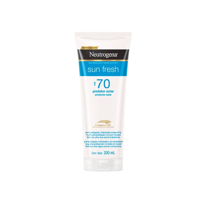 Protetor Solar Neutrogena Sun Fresh Facial E Corporal Fps70 200ml