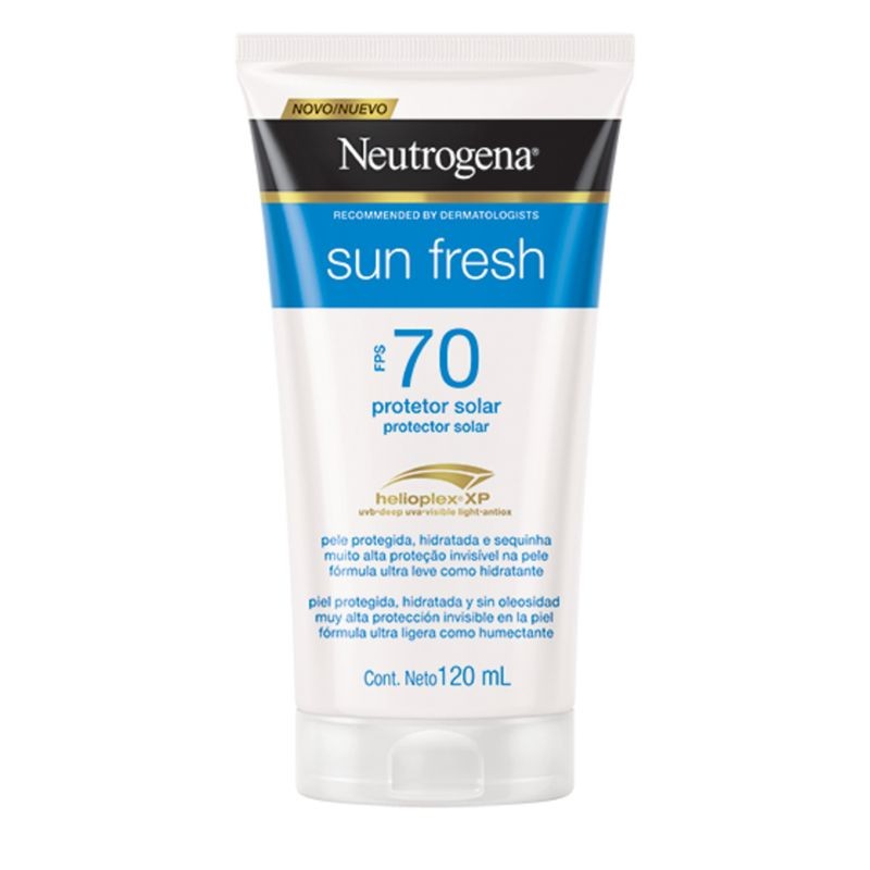 Protetor Solar Neutrogena Sun Fresh Facial E Corporal Fps70 120ml