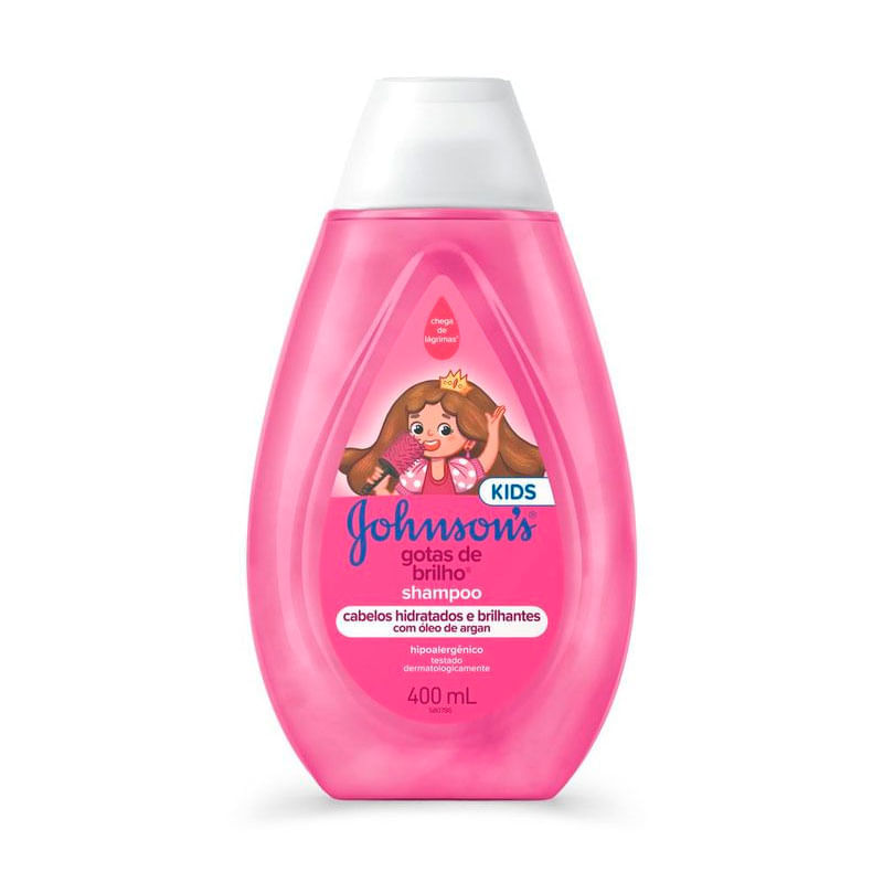 Shampoo J&J Baby Gotas De Brilho 400ml