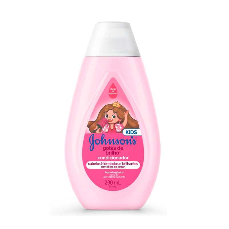 Condicionador J&J Gotas De Brilho 200ml