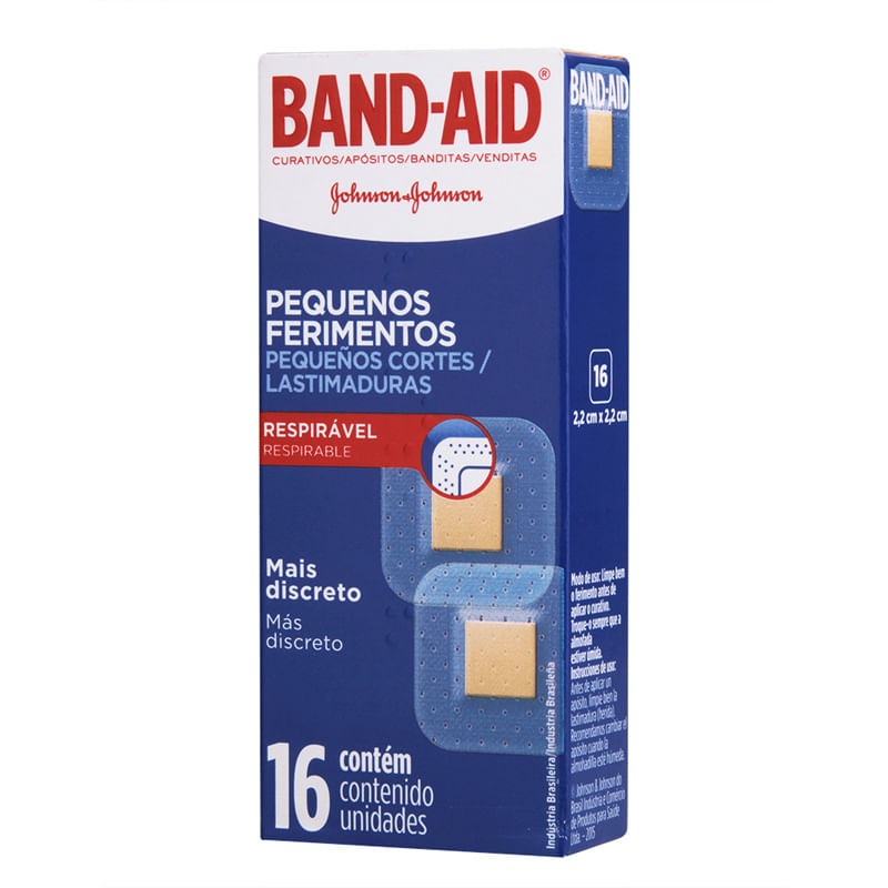 Band Aid Pq Ferimentos 16un