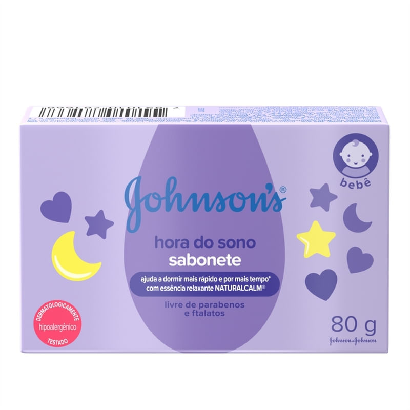 Sabonete Em Barra Johnson's Hora Do Sono 80g