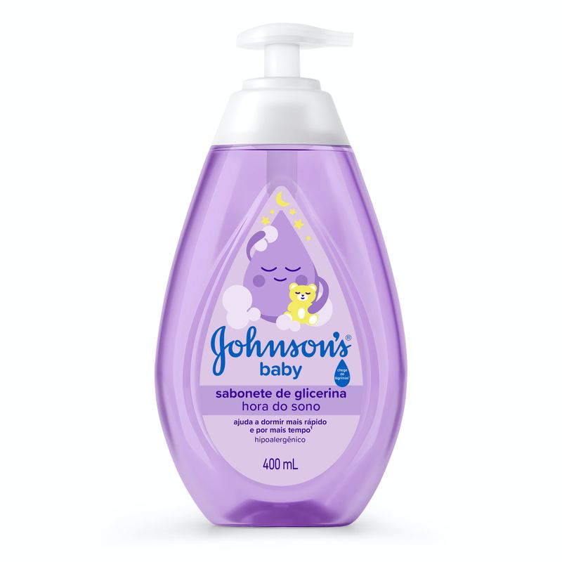 Sabonete Liquido Da Cabeca Aos Pes Johnson's Baby Hora Do Sono Frasco 400ml