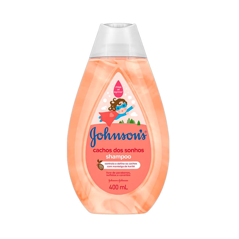 Shampoo J&J Baby Cachos Dos Sonhos 400ml
