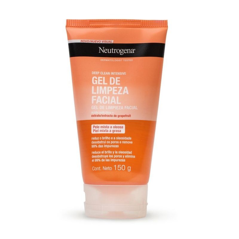 Neutrogena Gel Limpeza Facial Grapefruit 150g