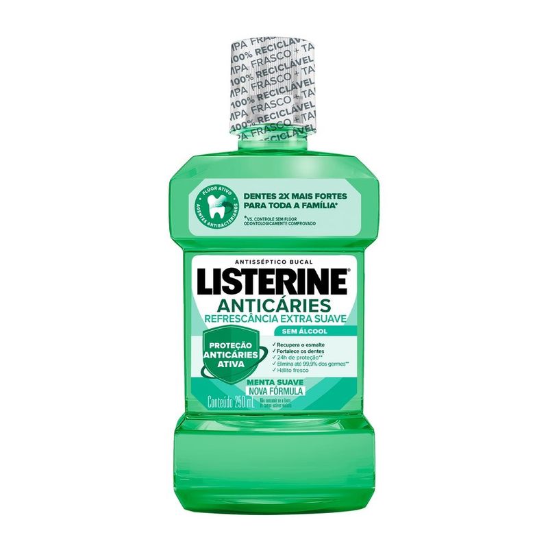Listerine Antisséptico Anticaries Zero 250ml