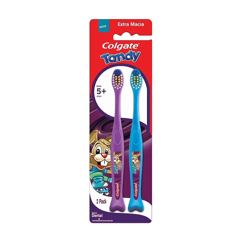 Escova Dental Tandy Colgate Kids 5+ Com 2