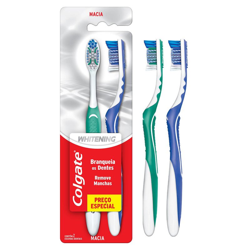 Escova Dental Colgate Whitening Com 2 Unidades