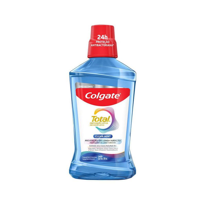 Antisseptico Bucal Colgate Total 12 Clean Mint 500ml