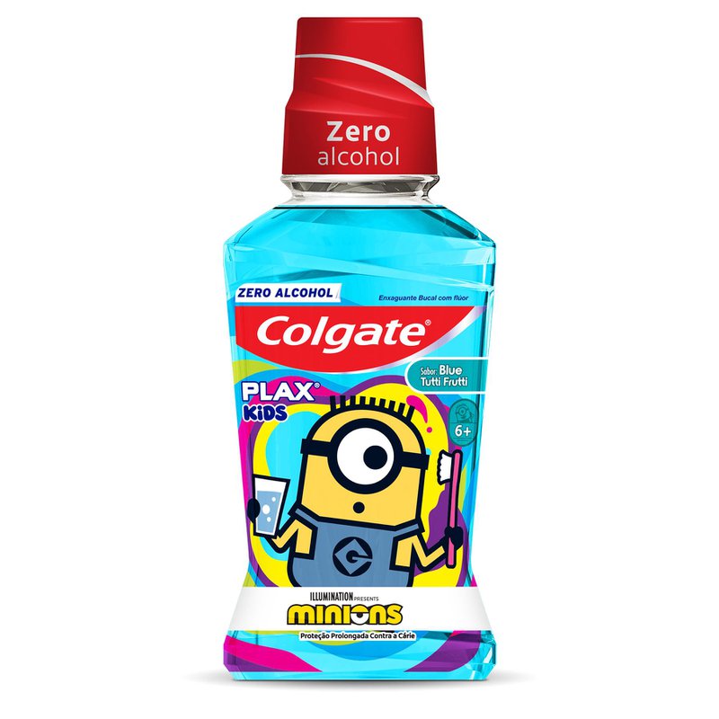 Enxaguante Bucal Plax Kids Minions 250ml