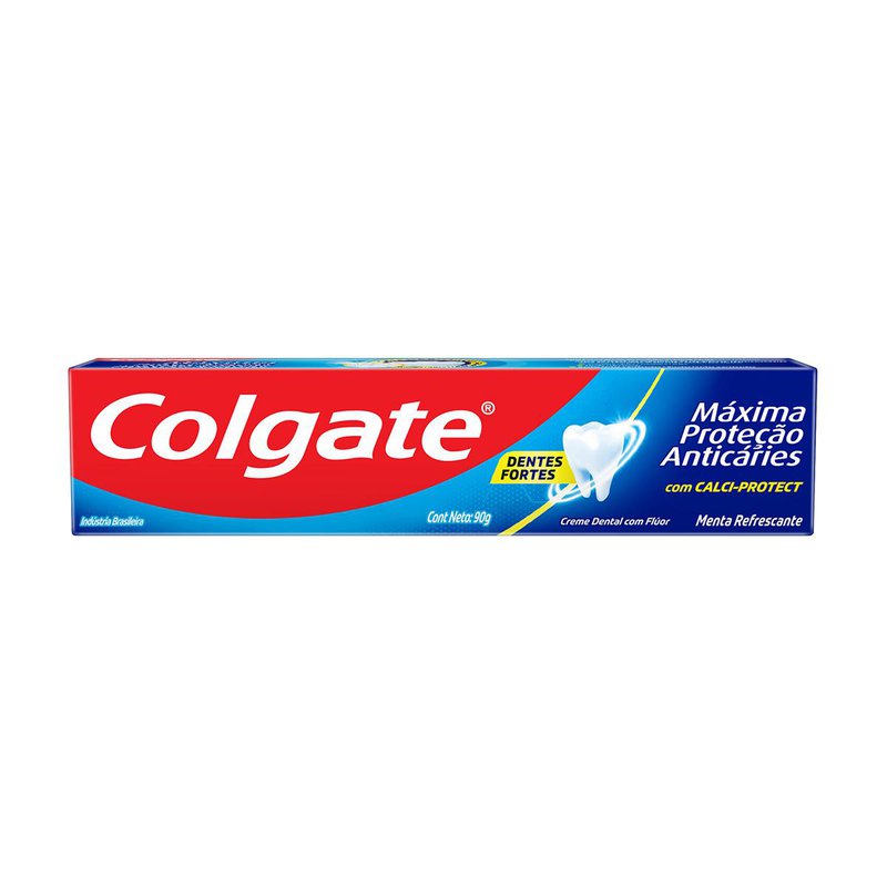 Creme Dental Colgate Anticarie 90g Com 12 Unidades