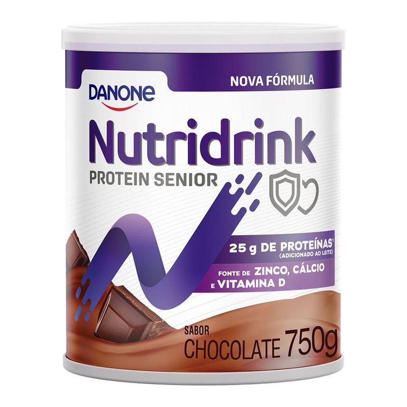 Suplemento Nutridrink Protein Senior Chocolate Lata 750g