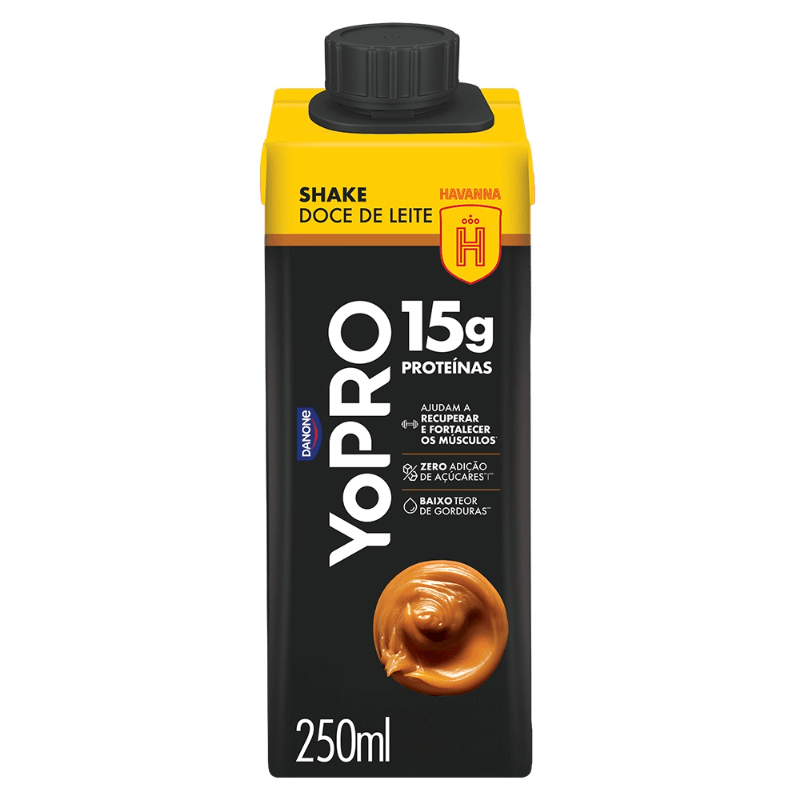 Bebida Lactea Danone Yopro Protein 15g Doce De Leite 250ml