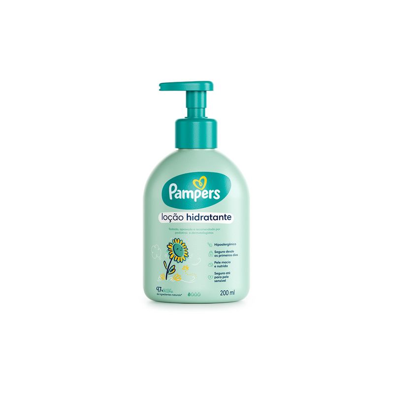 Locao Hidratante Corporal Pampers Girassol 200ml