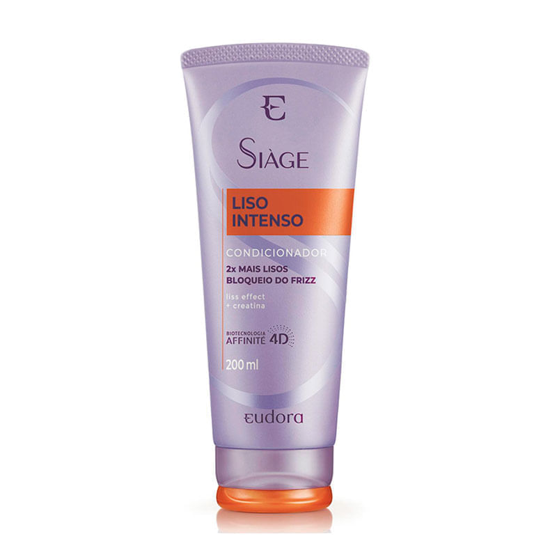 Condicionador Liso Intenso Eudora Siage 200ml