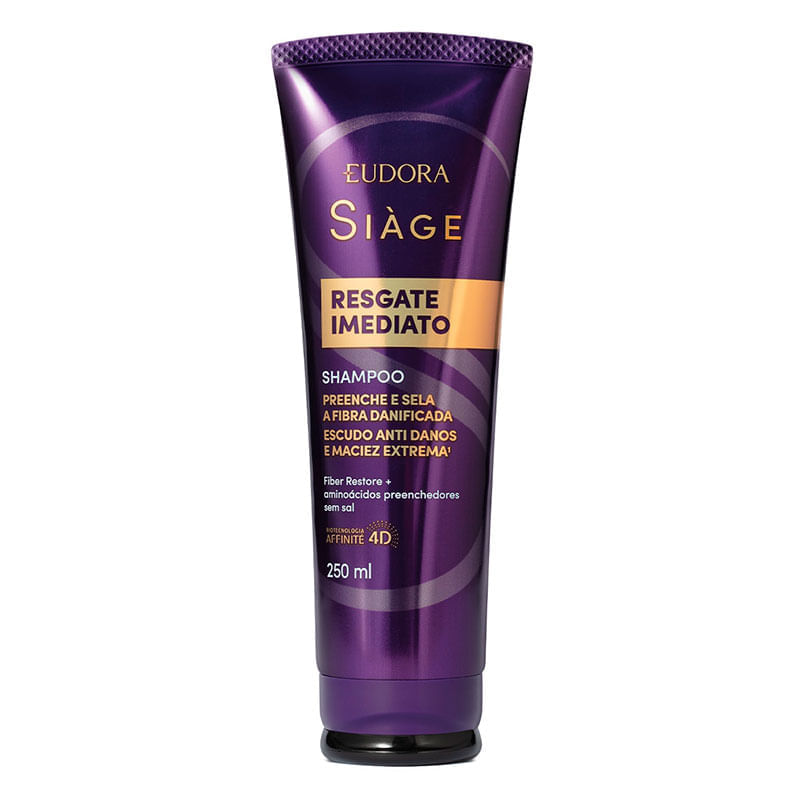 Shampoo Resgate Imediato Eudora Siage 250ml