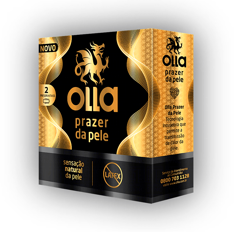 Preservativo Olla Prazer Da Pele 2 Unidades