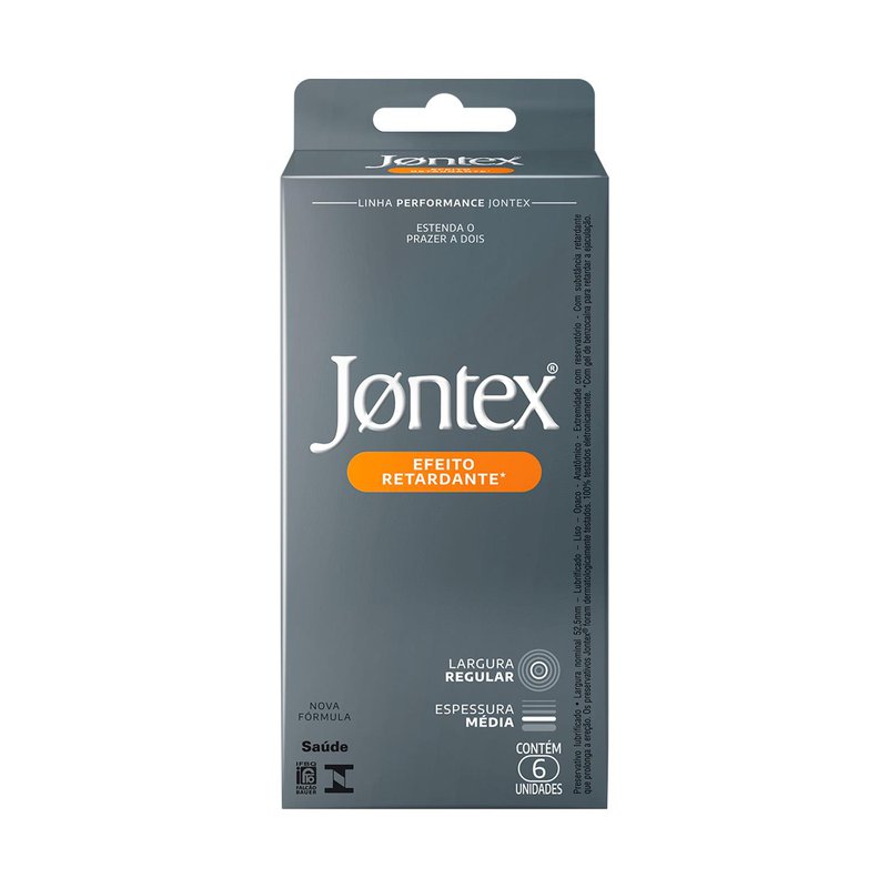 Preservativo Jontex Efeito Retardante 6 Unidades