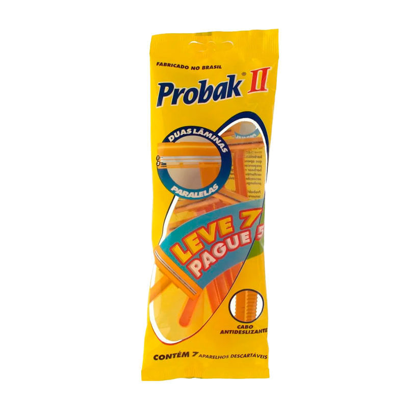 Aparelho Para Barbear Probak Ii 7 Unidades