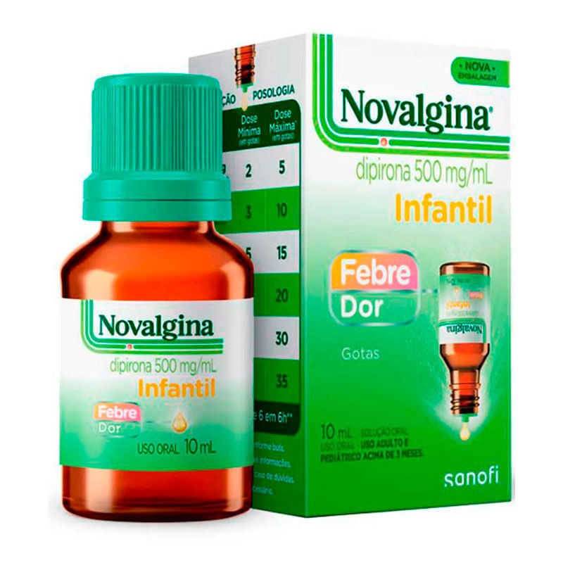 Novalgina Gotas Vidro 10ml