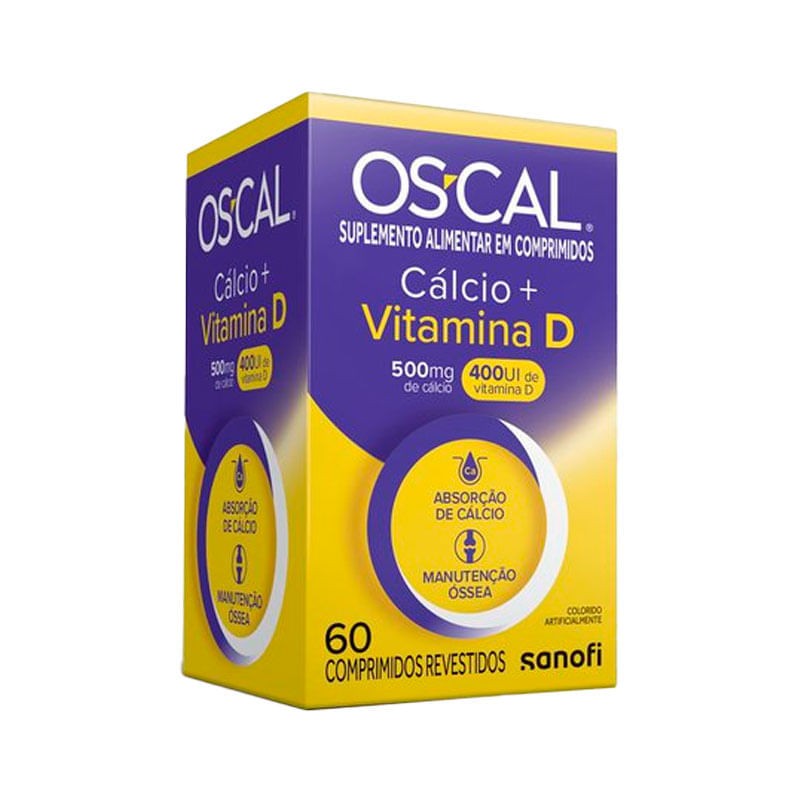Oscal D 500mg + 400UI c/60 Cpr