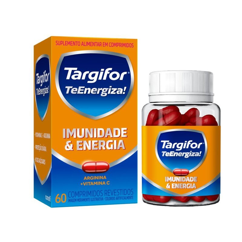 Targifor Te Energiza 500mg 60 Cpr