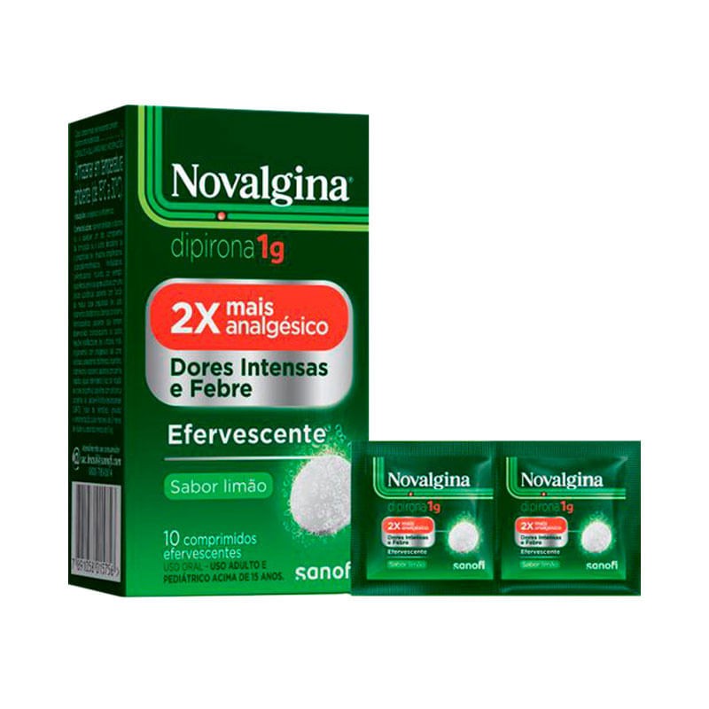 Novalgina Efervescente 1g c/10 Comprimidos