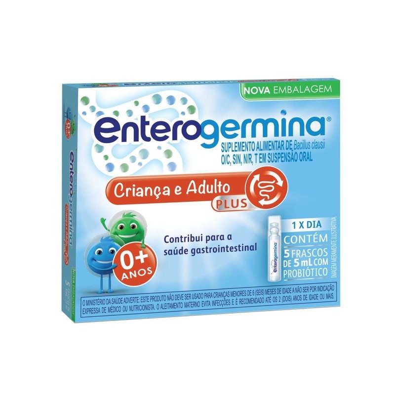 Enterogermina Plus 5ml c/5 Frascos