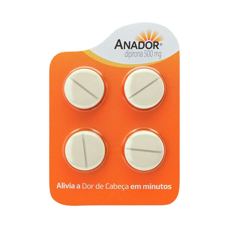 Anador 500mg 4 comprimidos