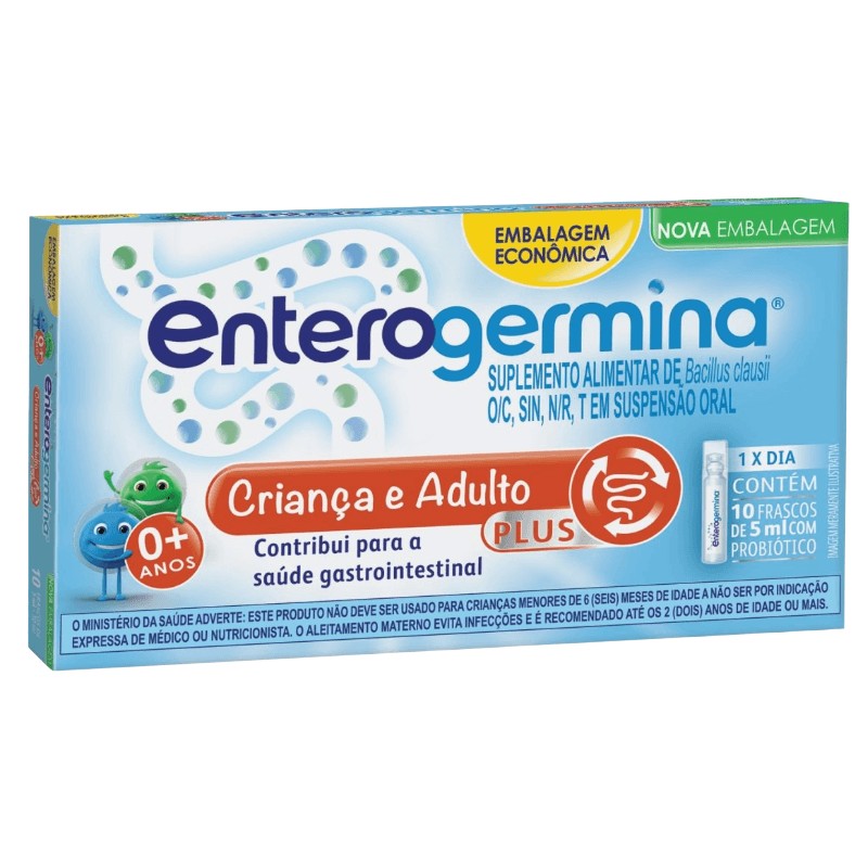 Enterogermina Plus 5ml c/10 Frascos