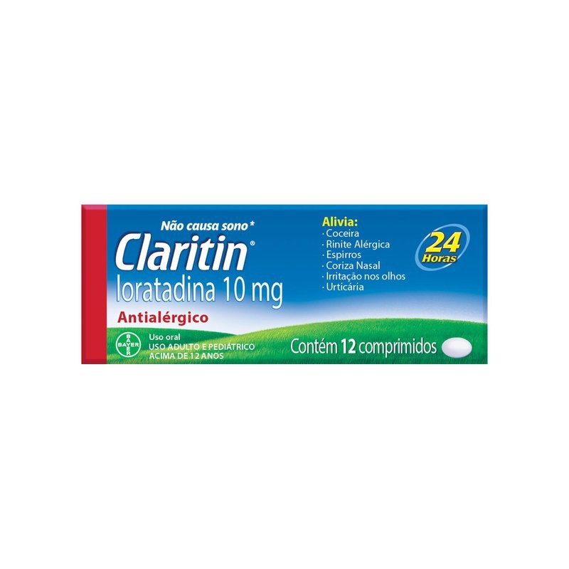 Claritin 10mg c/12 Comprimidos