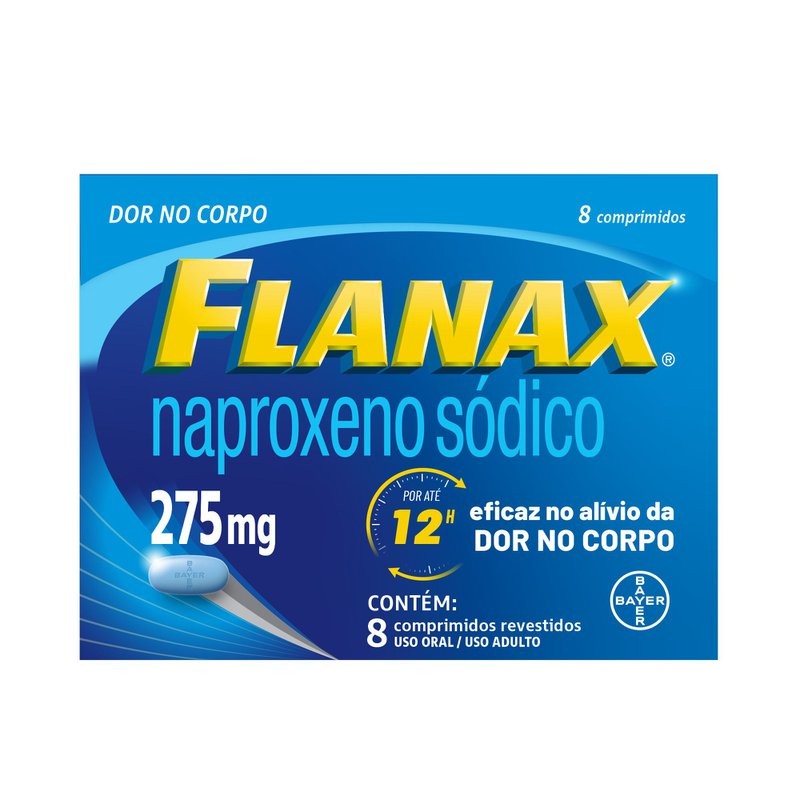 Flanax 275mg c/8 Comprimidos Rev
